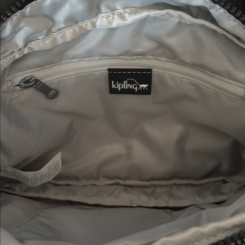 Kipling Black Multi Pocket Sling Bag NWT - Picture 6 of 11